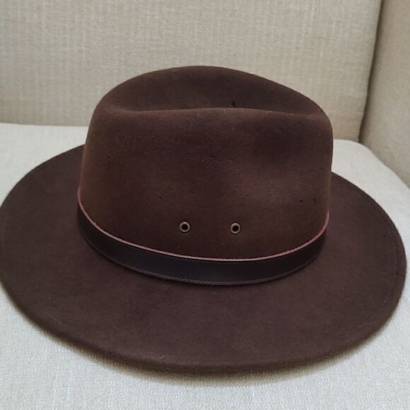 Outback Trading Company Pathfinder Tassy Crusher Wool Hat - Picture 7 of 15